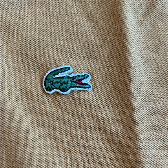 Lacoste Men's Polo Shirt in Mustard Yellow - Picture 7 of 10